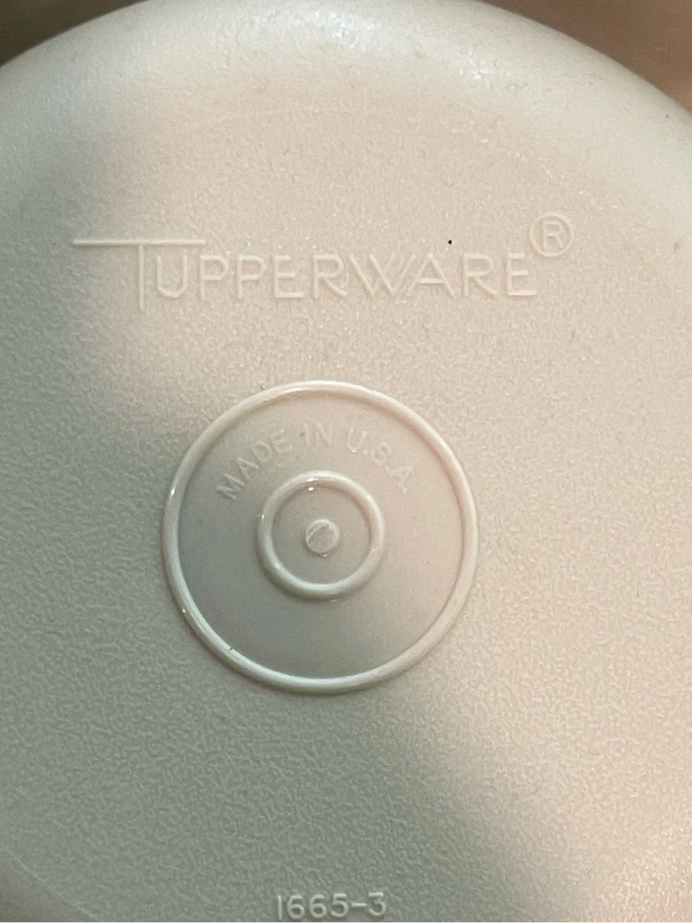 Tupperware two piece